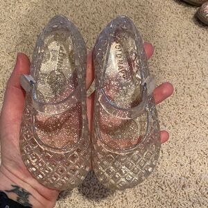 Old Navy Kids Glitter Dress Shoes - Clear Sparkle